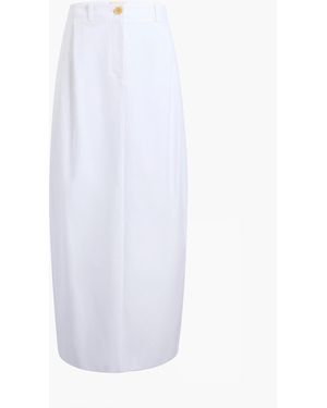 KHAITE Lucian Skirt - White