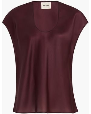 KHAITE Barbo Top - Purple