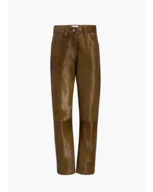 KHAITE Callum Pant - Natural
