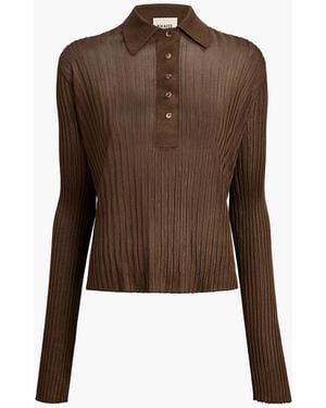 KHAITE Vin Top - Brown
