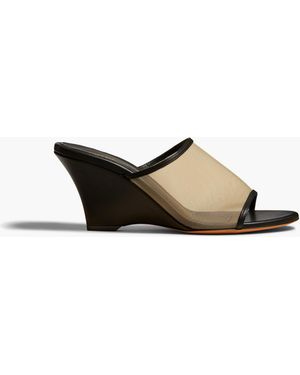 KHAITE Marion Wedge Sandal - White