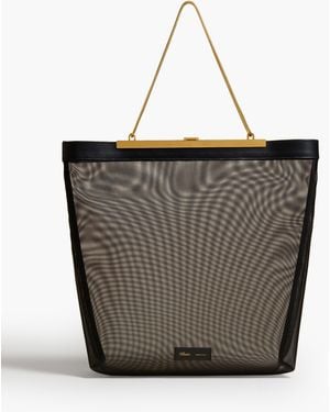 KHAITE Augusta Chain Tote - Black