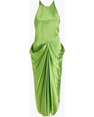 KHAITE Kent Dress - Green
