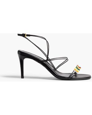 KHAITE Loop Sandal With Beads - White