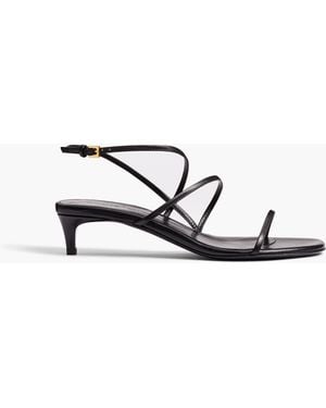 KHAITE Loop Kitten Heel Sandal - White
