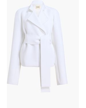 KHAITE Edith Jacket - White