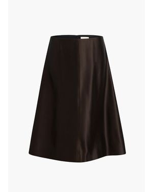 KHAITE Midi Skirt Nadia - Black