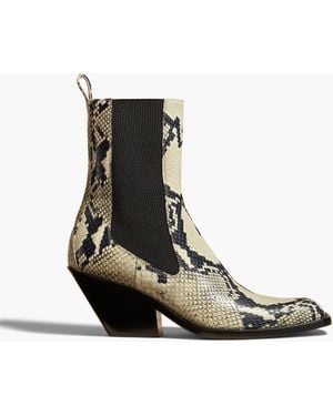 KHAITE Austin Ankle Boot - White