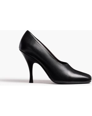KHAITE Eva Peep Toe Pump - Black