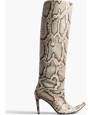 KHAITE Exclusive Marlene Knee-High Boot - White