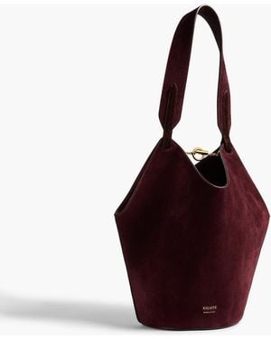 KHAITE Mini Lotus Tote - Red