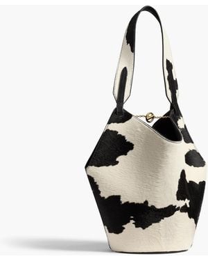 KHAITE Mini Lotus Tote - White