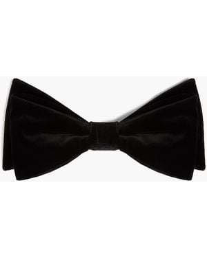 KHAITE Enid Bow Brooch - Black
