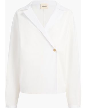 KHAITE Ashton Top - White