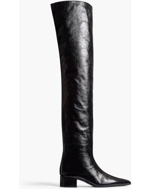 KHAITE Andee Over-The-Knee Boot - White