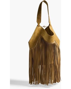 KHAITE Small Lotus Fringe Tote - Metallic