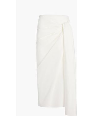KHAITE Shay Skirt - White