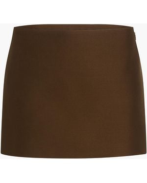KHAITE Jett Skirt - Natural