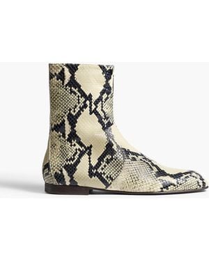 KHAITE Colt Ankle Boot - White