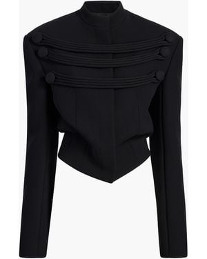 KHAITE York Jacket With Cord Embroidery - Black