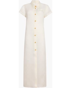 KHAITE Effy Dress - White