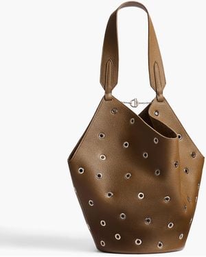 KHAITE Exclusive Small Lotus Tote - Brown