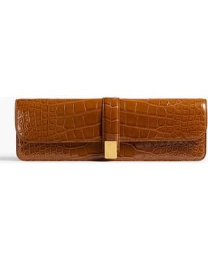 KHAITE Blake Long Clutch - Brown