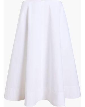 KHAITE Renta Skirt - White