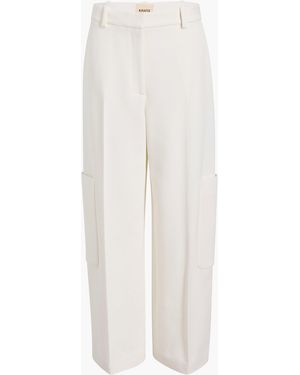 KHAITE Caiton Pant - White