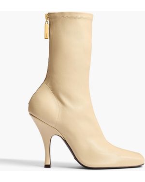 KHAITE Eva Mid Calf Boot - White