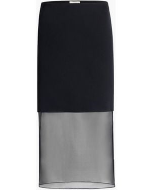 KHAITE Sybil Skirt - Black