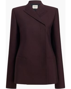 KHAITE Silvannah Jacket - Purple