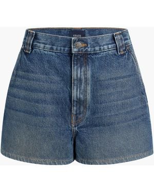 KHAITE Bacalo Short - Blue
