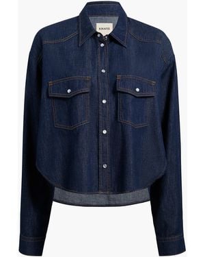 KHAITE Grenon Top - Blue