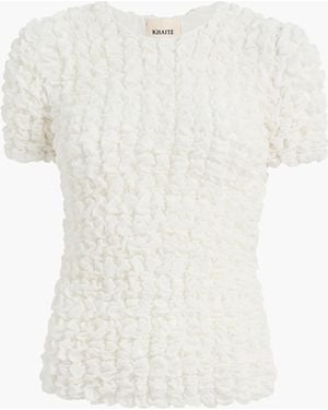 KHAITE Polly Top - White