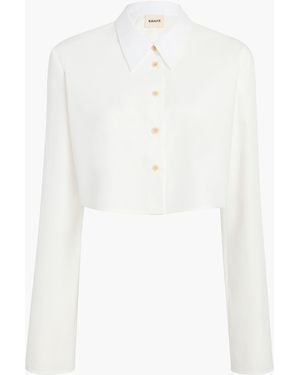 KHAITE Fritz Top - White