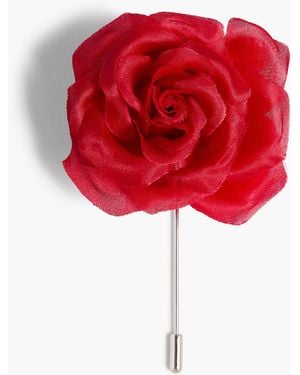 KHAITE Frankie Floral Brooch - Red