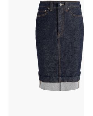 KHAITE Kendra Skirt - Blue