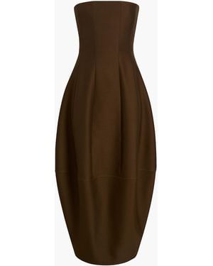 KHAITE Stela Dress - Brown