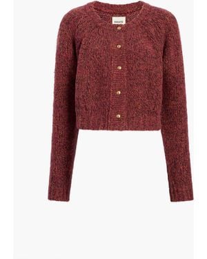 KHAITE Niels Cardigan - Red