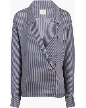 KHAITE Garth Top - Blue