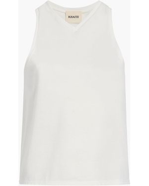 KHAITE Netta Top - White