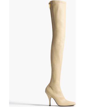 KHAITE Eva Over-The-Knee Boot - White