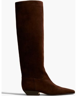 KHAITE Marfa Knee-High Boot - Brown