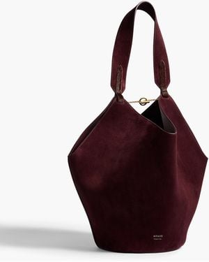 KHAITE Small Lotus Tote - Red
