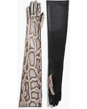 KHAITE Remo Long Gloves - Black