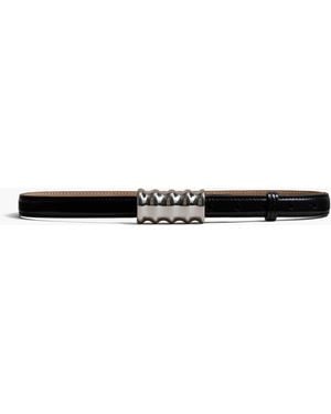 KHAITE Small Julius Belt - Black