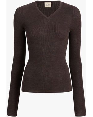 KHAITE Tania Top - Black