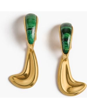 KHAITE Cyclone Earrings - White