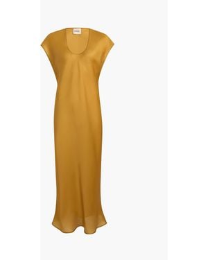 KHAITE Darby Dress - Metallic